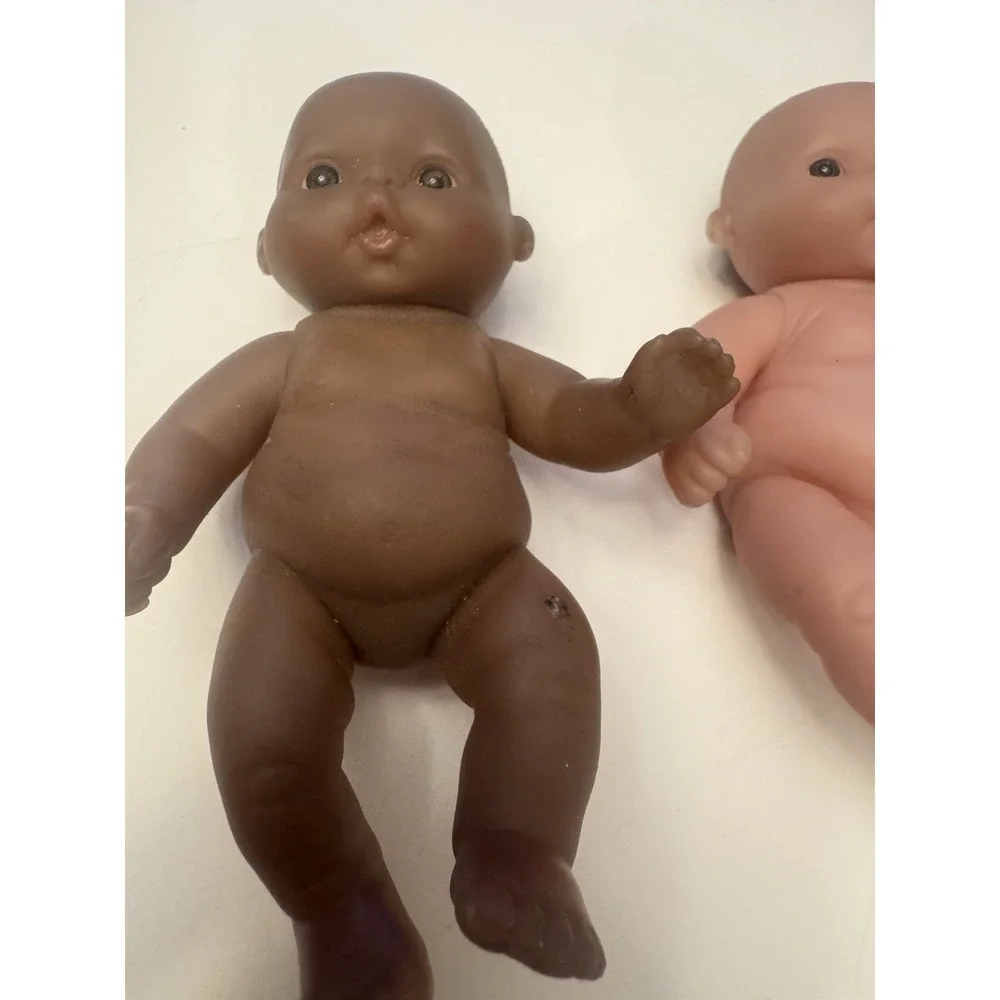 Lot 2X Berenguer Mini NEWBORN Realistic Baby Doll Set Of 2 Tiny Cuties